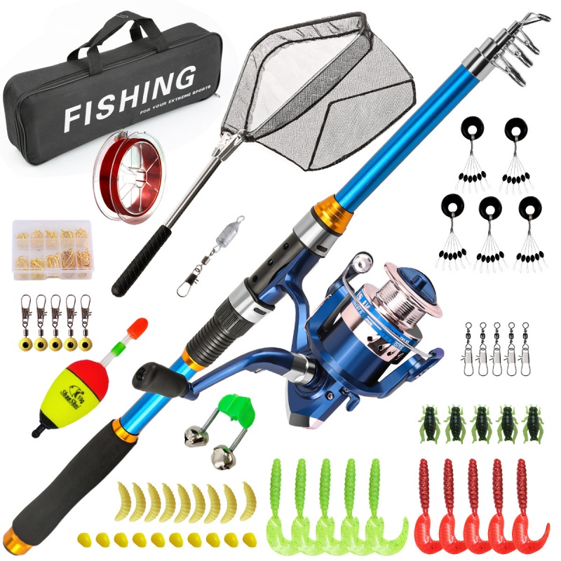 Fishing Rod Spinning - Spinning Fishing Rod and Reel Combo2.1m-3.6MTelescopic