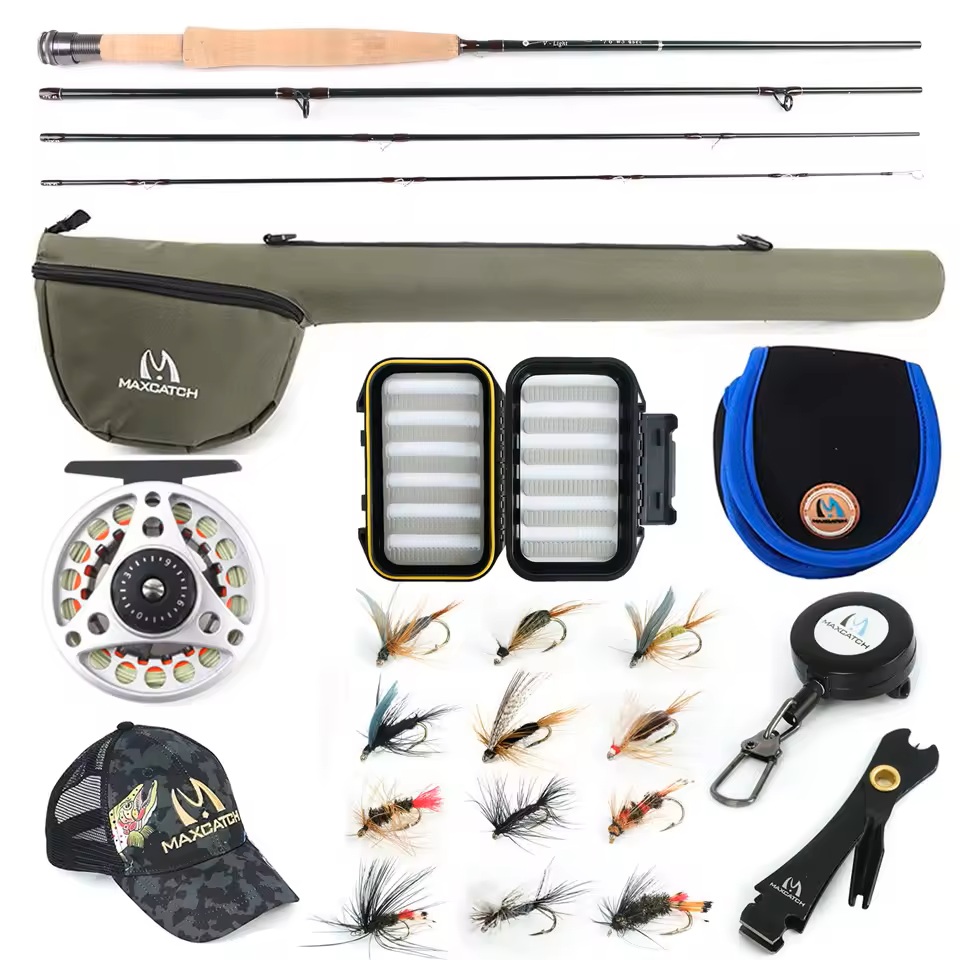 Fishing Rod Fly - MAXIMUMCATCH Ultralite/V-light 6ft-7.6ft 2/3wt Small Stream