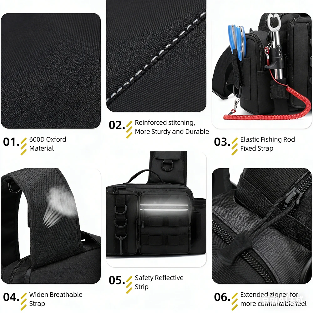 Fishing Backpack with Rod Hold - Fishing Rod Holder review and price