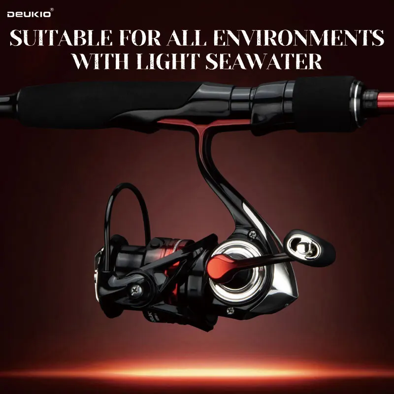 DEUKIO 4/5 Sections Fishing Ro - Fishing Rod Combo review and price