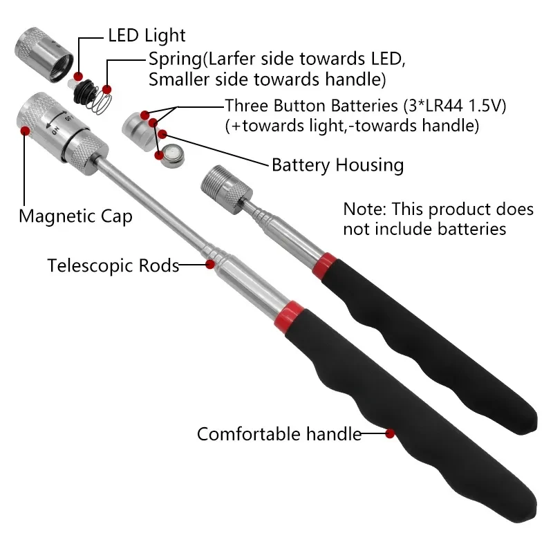 Telescopic Magnetic Pen Extend - Fishing Rod Travel review and price