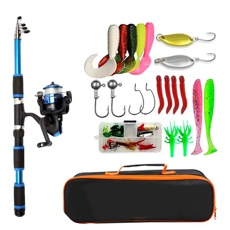 BRAVMACK Telescopic Fishing Po - Fishing Rod Spinning review and price