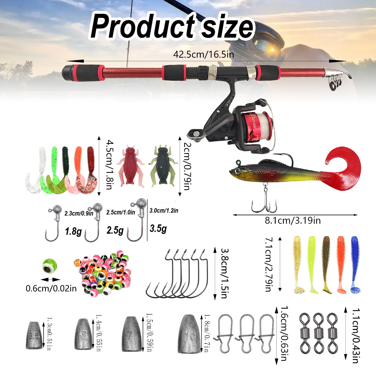 Portable Telescopic Fishing Ro - Fishing Rod Combo review and price