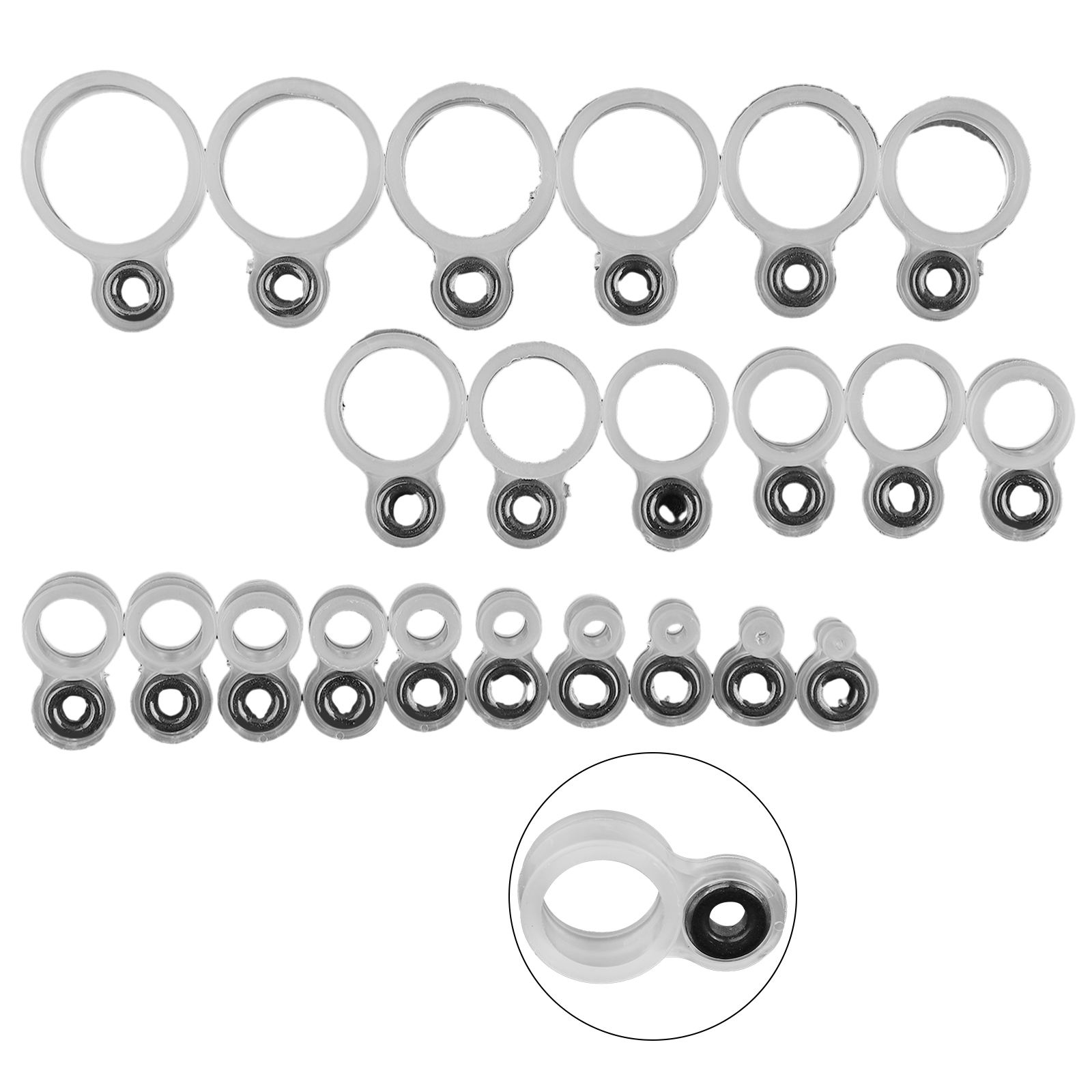 14/22Pcs Fishing Rod Eyelet Re - Fishing Rod Tip Replacement review and price