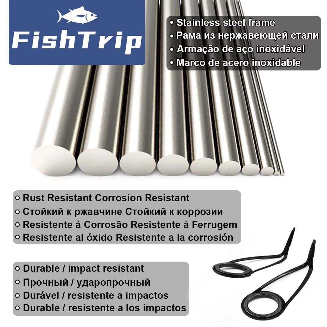 Fishing Rod Guide Repair Kit H - Fishing Rod Guide Replacement review and price
