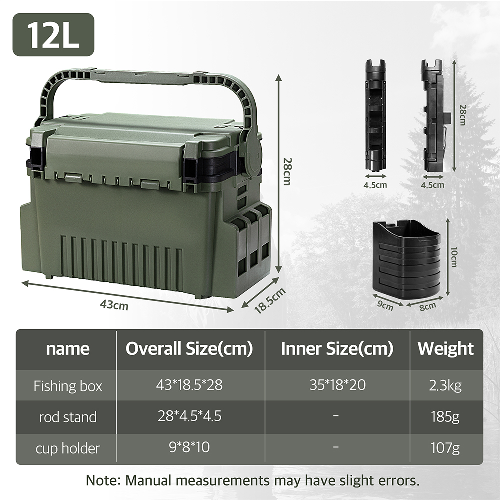 Hunthouse 12L Large Fishing Ta - Fishing Rod Case review and price