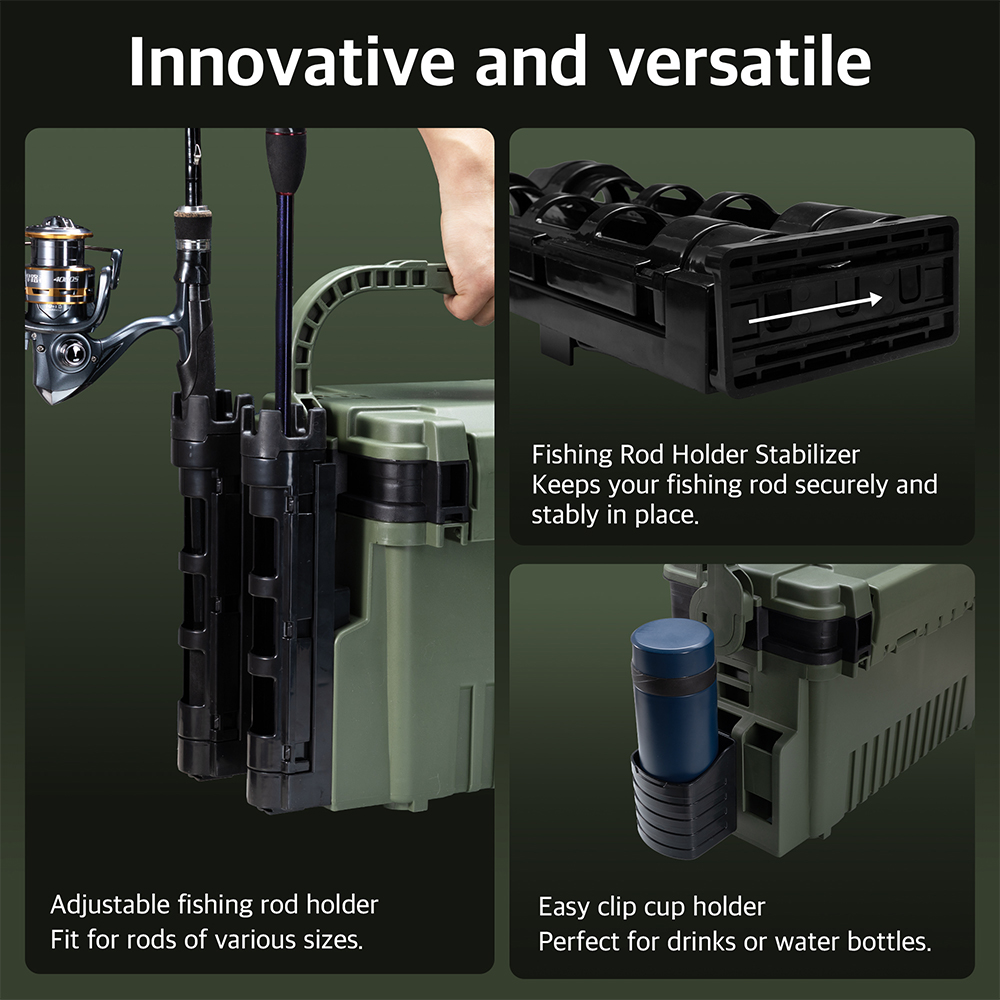 Hunthouse 12L Large Fishing Ta - Fishing Rod Case review and price