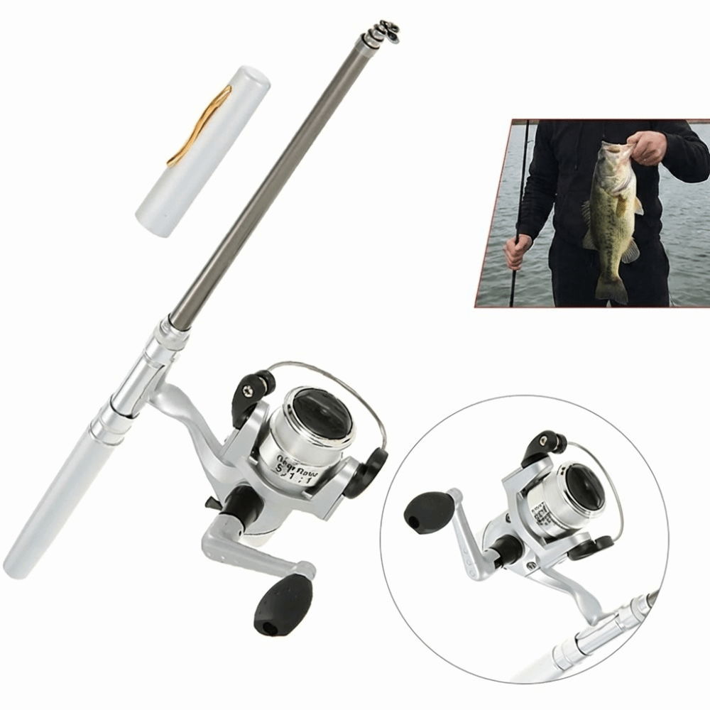 Portable Telescopic Pocket Fis - Fishing Rod Fly review and price