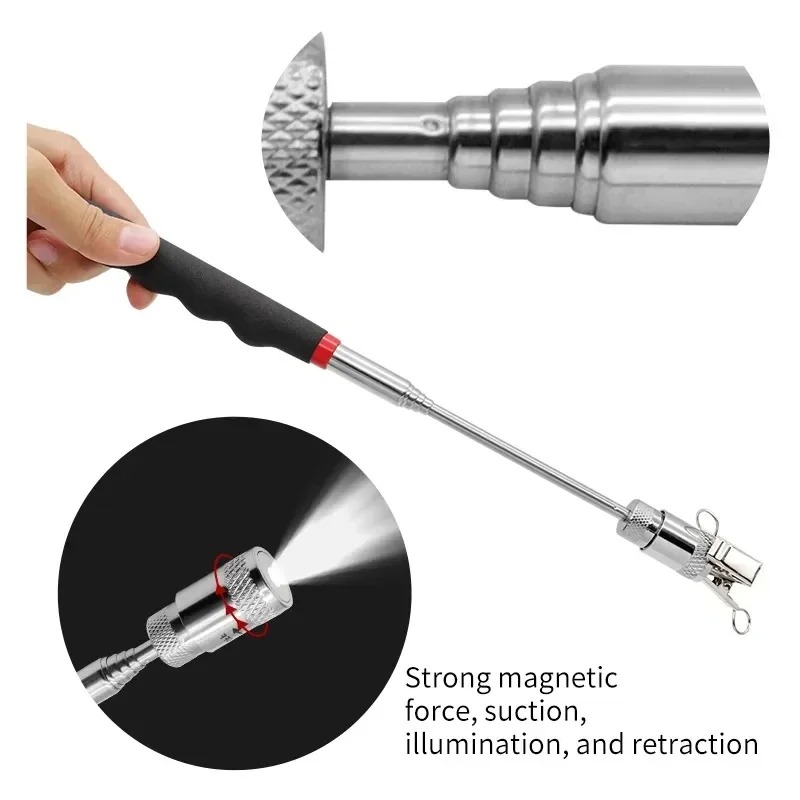 Telescopic Magnetic Pen with L - Fishing Rod Travel review and price