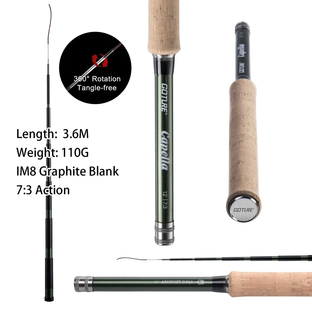 Goture 12FT Classical Tenkara  - Fishing Rod Fly review and price